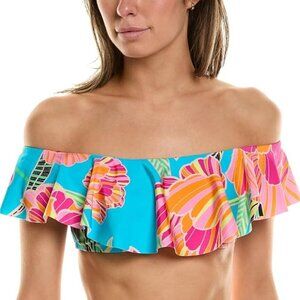 Trina Turk Poppy Ruffle Bandeau Top